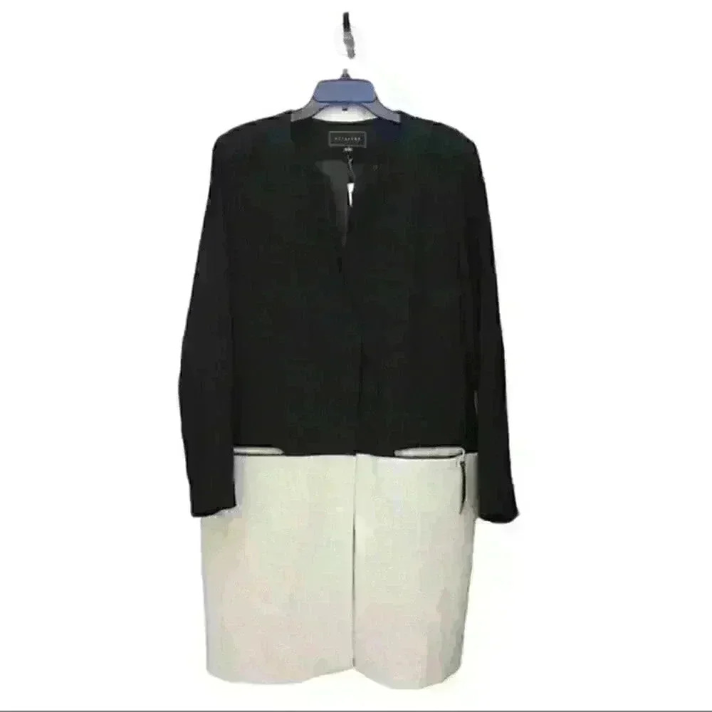 NWT  size XL retro remix blocked METAPHOR Coat